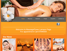 Tablet Screenshot of massage-flow.com
